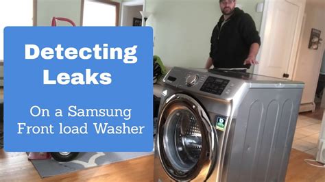 samsung front load washer leaking from bottom of door|Samsung washing machine is leaking